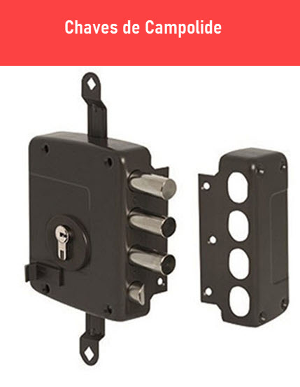 Fechadura Cisa 2 trancas para Cilindro Tokoz
